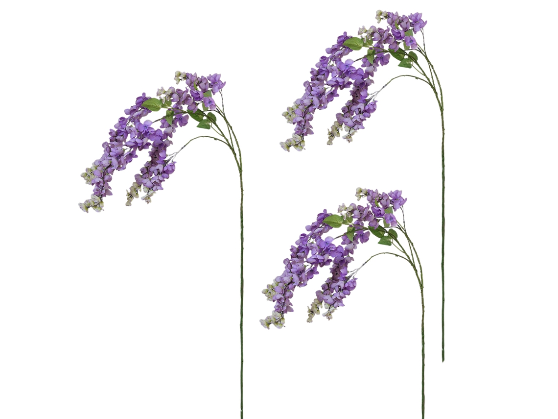 Laxiscreed Flores De Wisteria Artificiais Roxas Para Decoração De Casamentos E Fotos