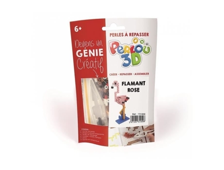 Brinquedo - Creative Seeds - Perlou 3D Pink Flamingo - Criança - Misto - Rosa - A partir dos 3 anos