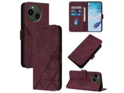 Capa De Celular De Couro Com Estampa 3d E Flip Crossbody