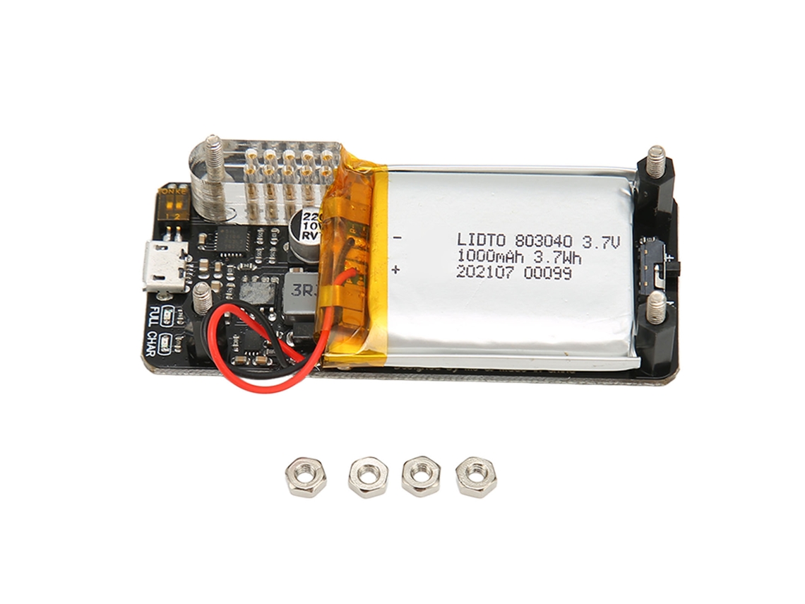 Placa Hat De Energia Ups V1.2 Com Bateria De 1000mah Para Raspberry Pi Zero