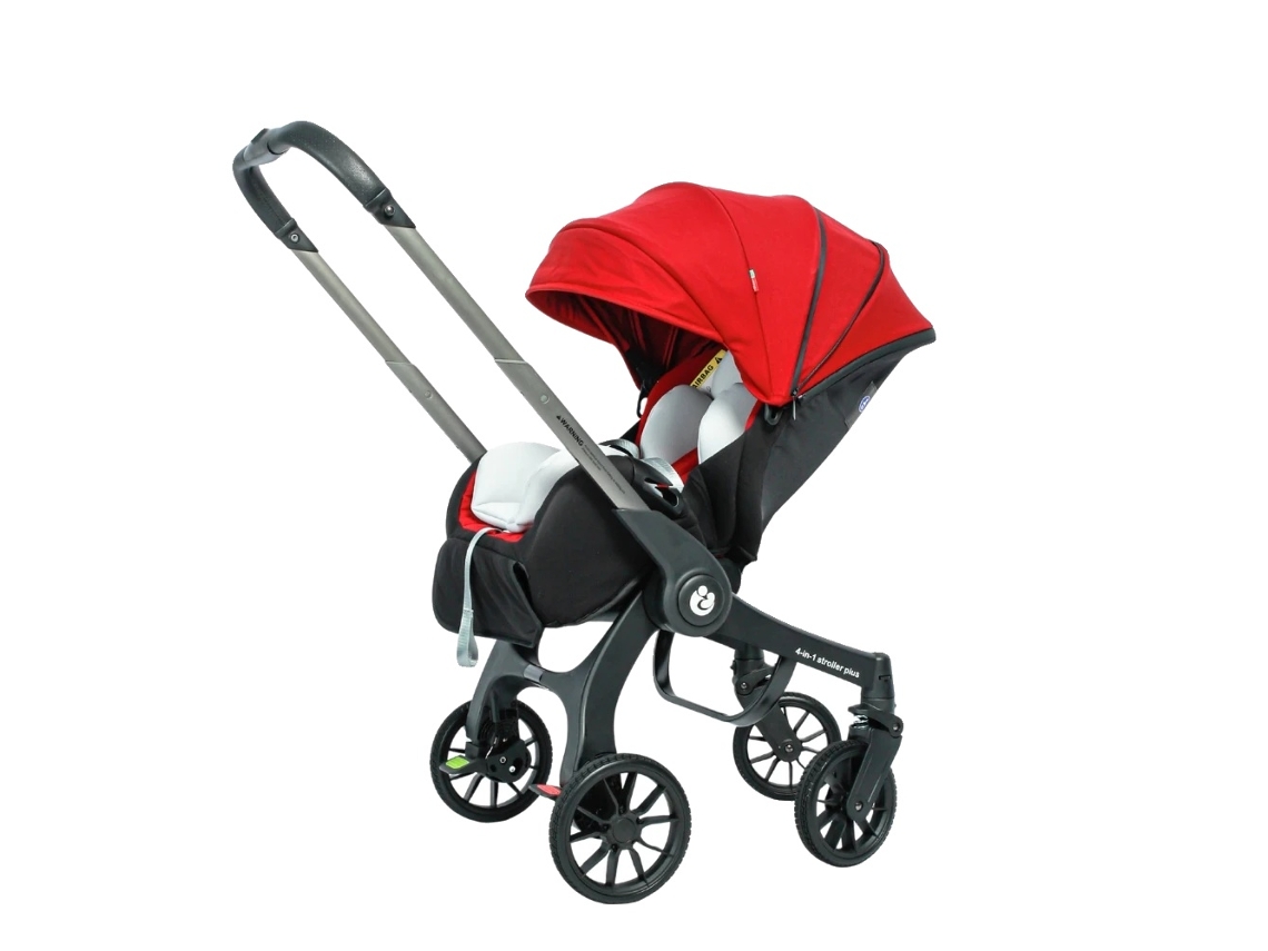 Carrinho De Bebê, Visão Elevada, Design Compacto E Dobrável, Hg308red