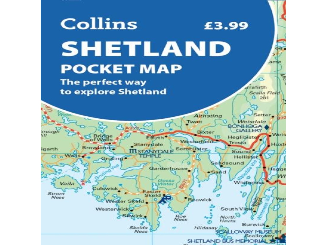 Livro SHETLAND POCKET MAP MFO de Collins Maps (Inglês)