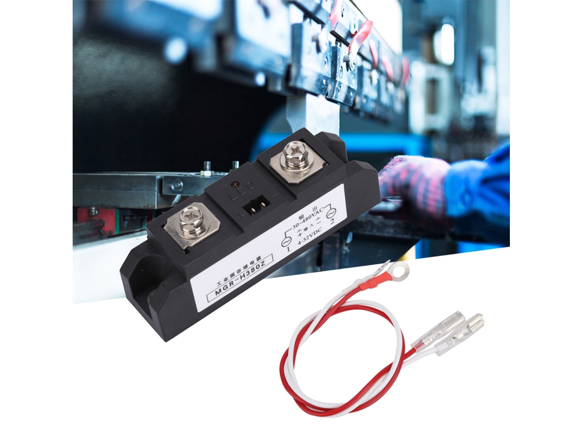 Relé De Estado Sólido Industrial Dc Control Ac 80a