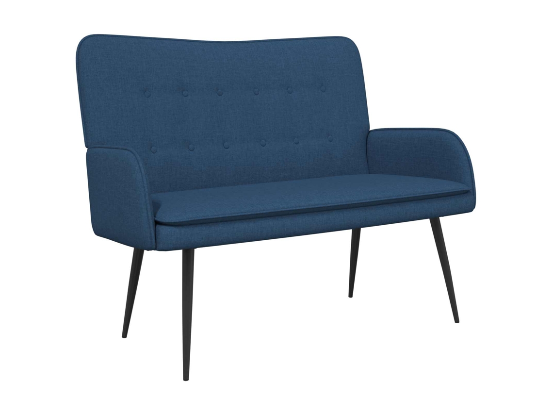 Maison Exclusive - Sofá Para 2 Pessoas Azul 115 X 61 X 87 Cm Tecido