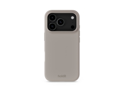 Capa De Silicone Bege Para Iphone 17 Pro