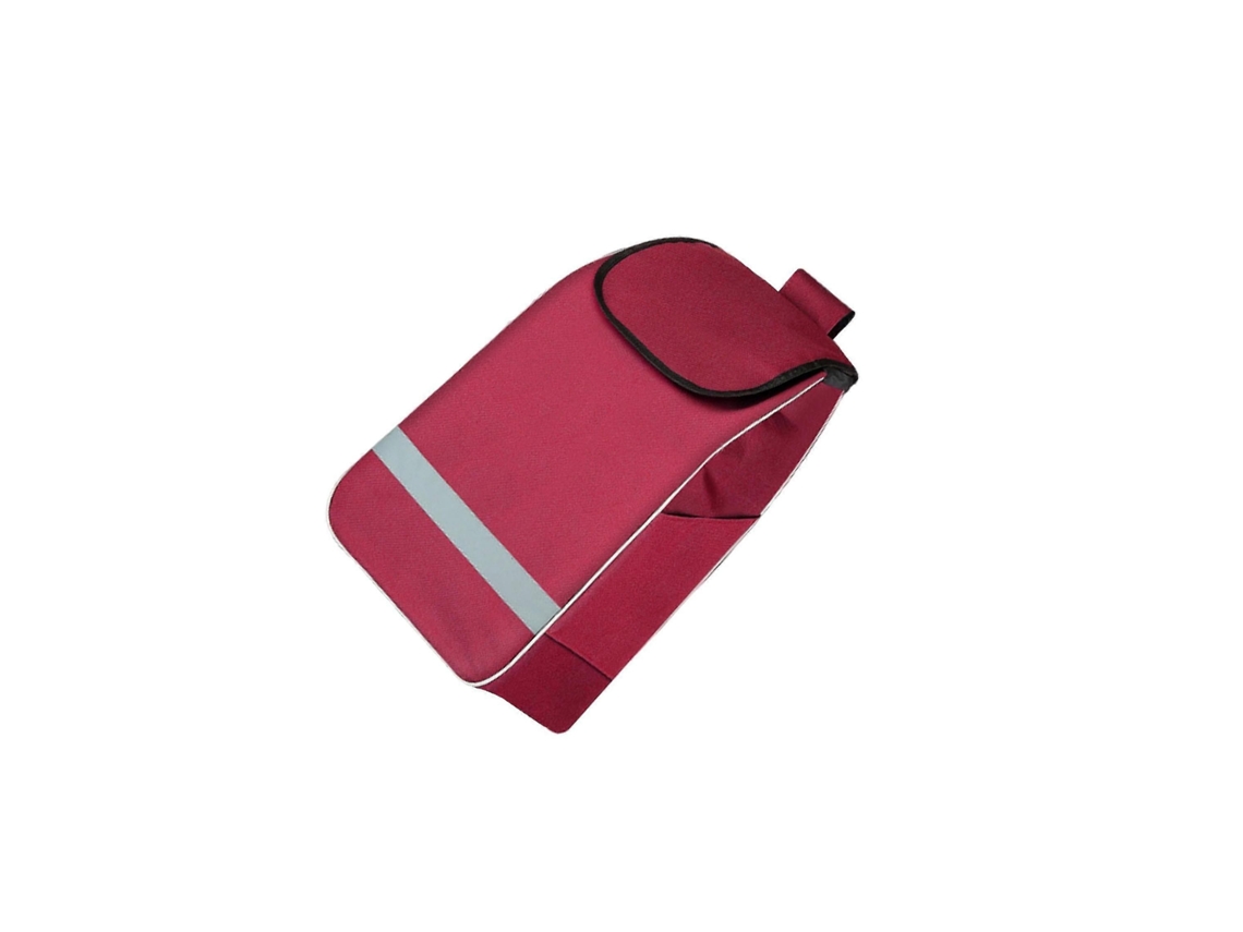 Bolsa Organizadora para Carrinho de Compras Dobrável, Cor Vermelha, para Peças Sobressalentes GOKOCO