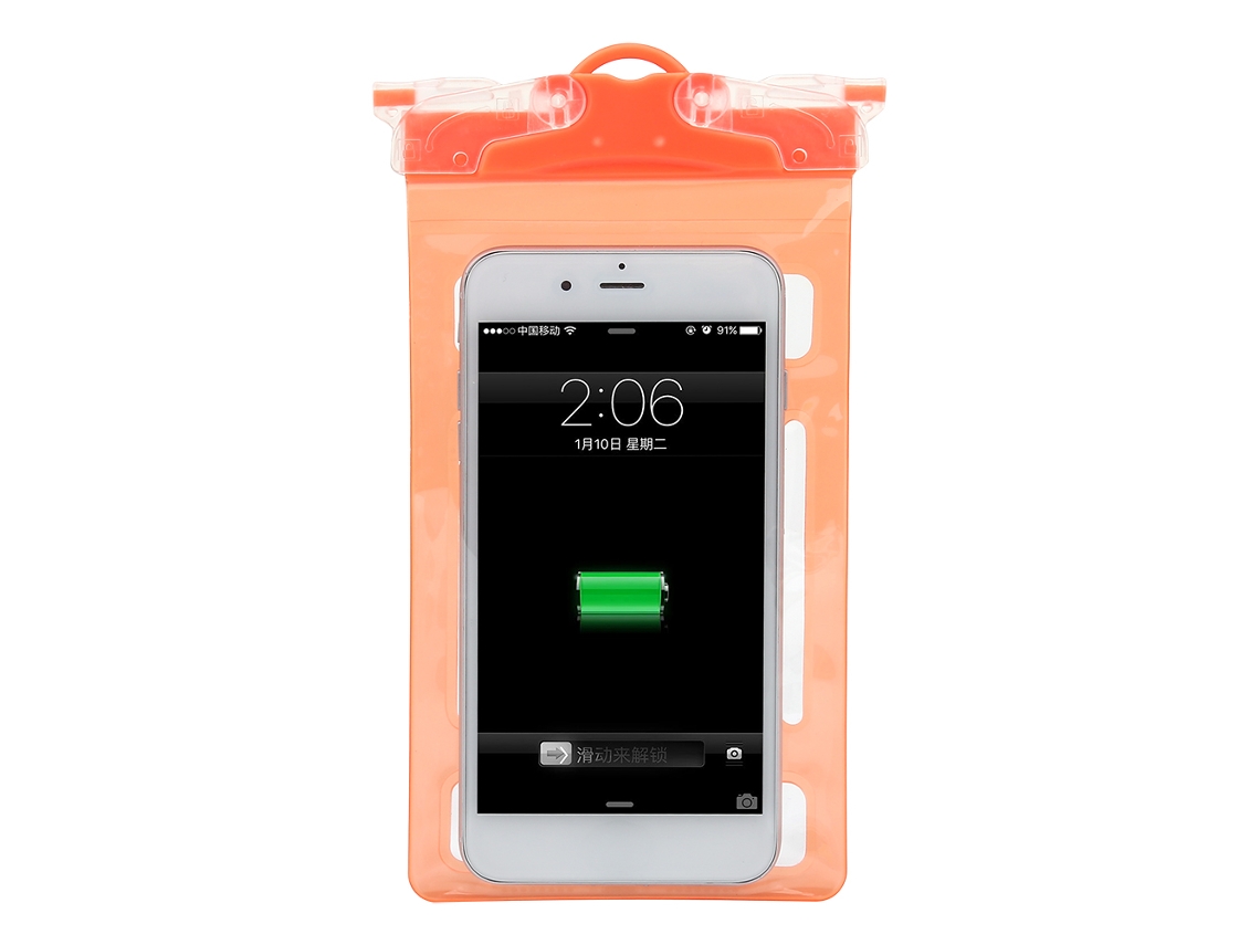 Saco Impermeável para Telefone EOOCOO (apito de Salvamento Duplo, Adequado para Dispositivos com Até 6,2 Polegadas)