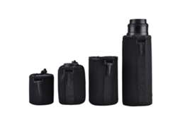 4pcs Funda De Almacenamiento Para Lentes De Cámara Estuche Protector Antichoque Para Dslr