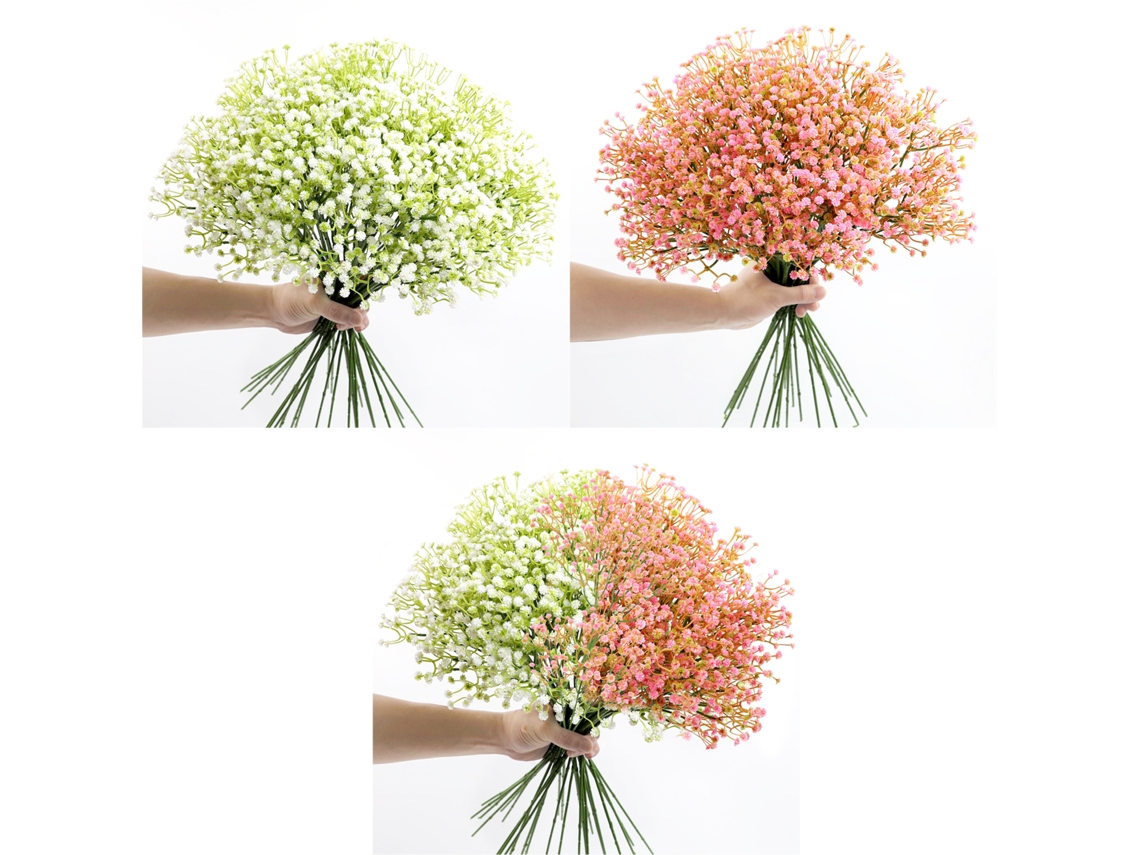 Gipsofila Artificial (24 Talos, Decoração Estilo Ins) Eoocoo