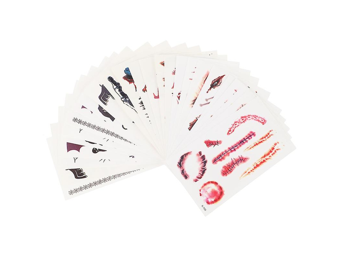 25pcs Adesivos De Tatuagens Para Decorações De Halloween Allinless
