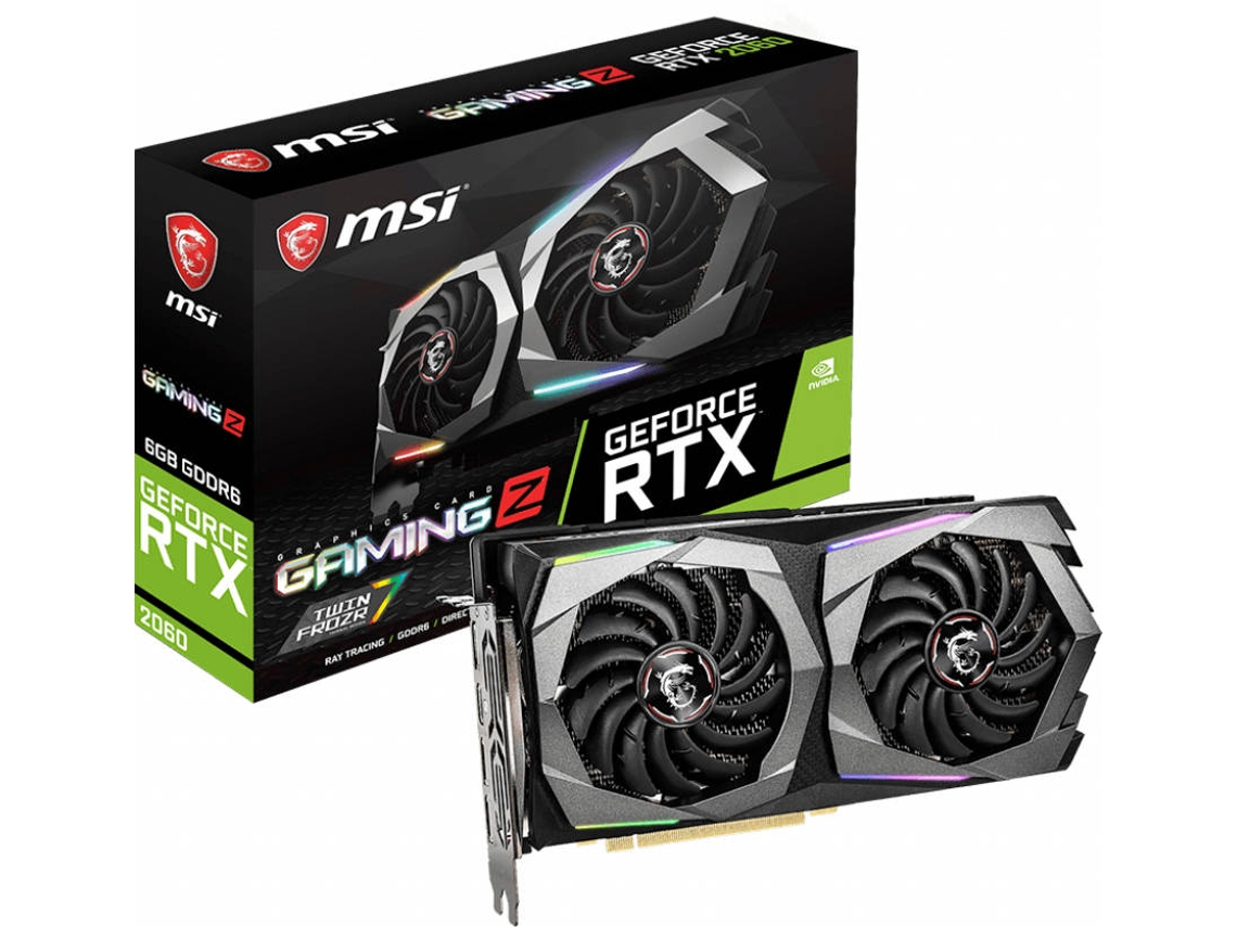 Placa Gráfica MSI RTX 2060 Gaming Z (NVIDIA - 6GB DDR6)
