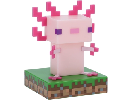 Candeiro PALADONE Axolotl Minecraft 10 5 Cms