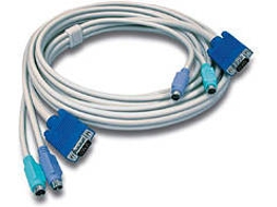 Adaptador TRENDNET (KVM - VGA e PS/2 - 4.5 m - Cinzento)