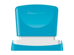 Carimbo Quix Personalizável X'Stamper Azul 13 X 49 Mm