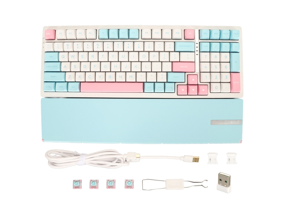 Teclado Mecânico Gamer Sem Fio LAXISCREED