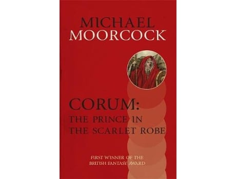Livro corum: the prince in the scarlet robe de michael moorcock (inglês)