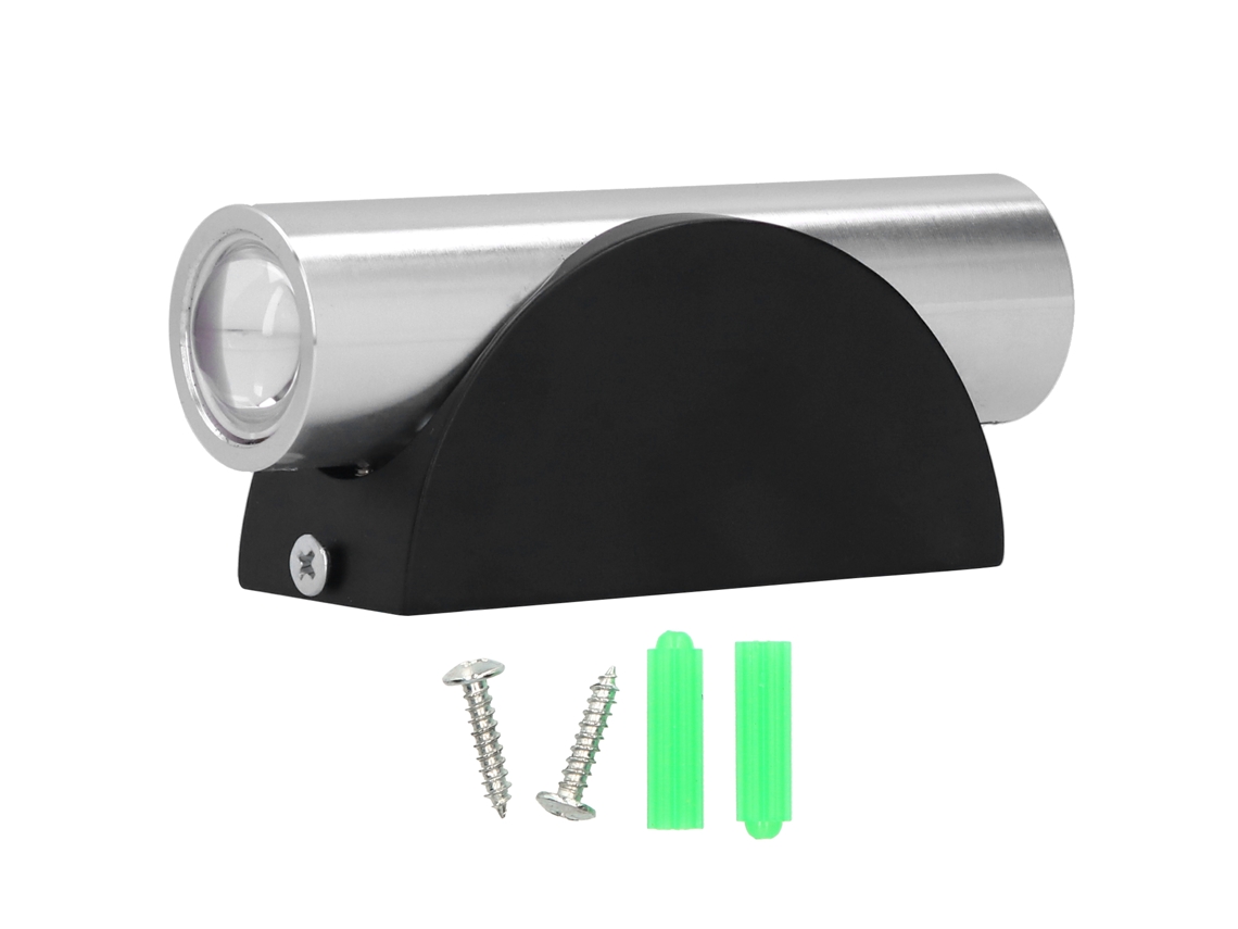 Lâmpada de Parede Led Duas Cabeças 2w para Home Bar e Porche (AC85 265v) | S/MARCA