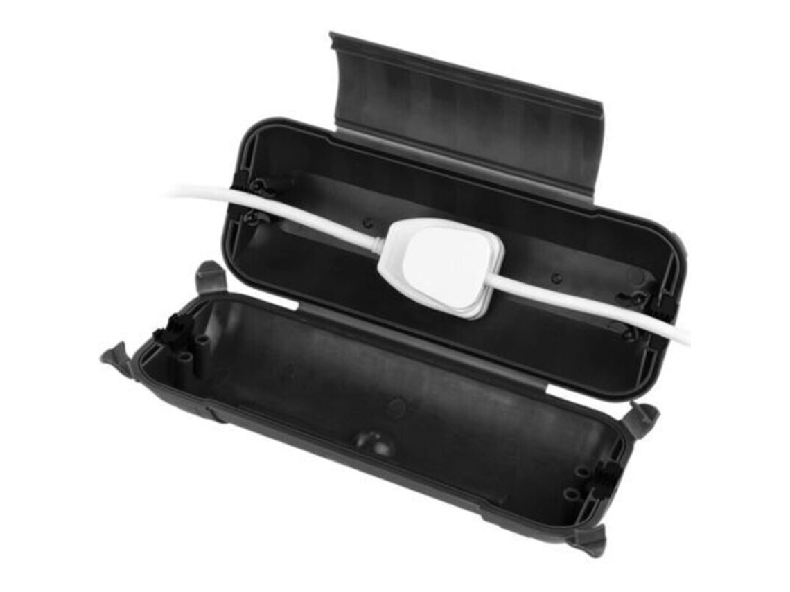 Caixa De Junção Externa À Prova D'água Ip44(21 X 7 Cm), Capa Protetora Resistente Às Intempéries Para Cabos De Extensão