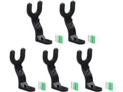Conjunto De 10 Ganchos Para Capacete De Motocicleta, Versáteis Para Montagem Na Parede (5 Peças)