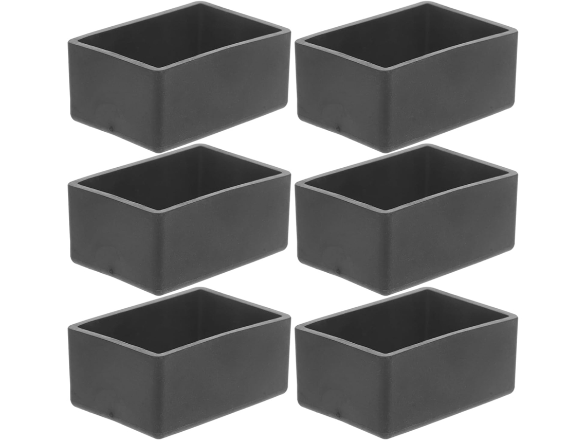 Protetores De Pés Cadeira Retangulares, 8 Peças, 40x60mm, Almofadas