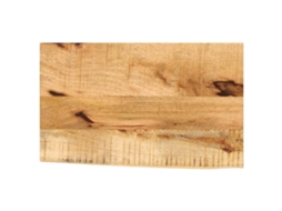 Vidaxl Tampo De Mesa C/ Borda Viva 40x20x3,8cm Mangueira Áspera Maciça