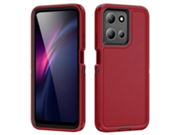 Capa Resistente À Água E Em Policarbonato (pc) + Silicone Para Motorola Moto G 5g 2025