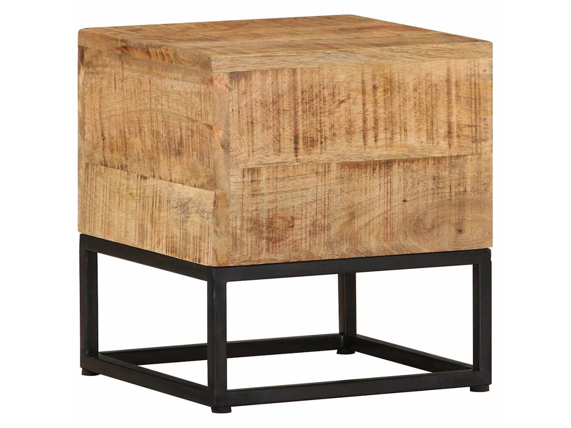 Side Table, Side Tables Vidaxl Marrom Madeira (30 X 30 X 33 Cm)