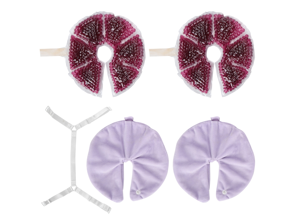 Pads De Terapia Mamária Compressão Quente E Fria