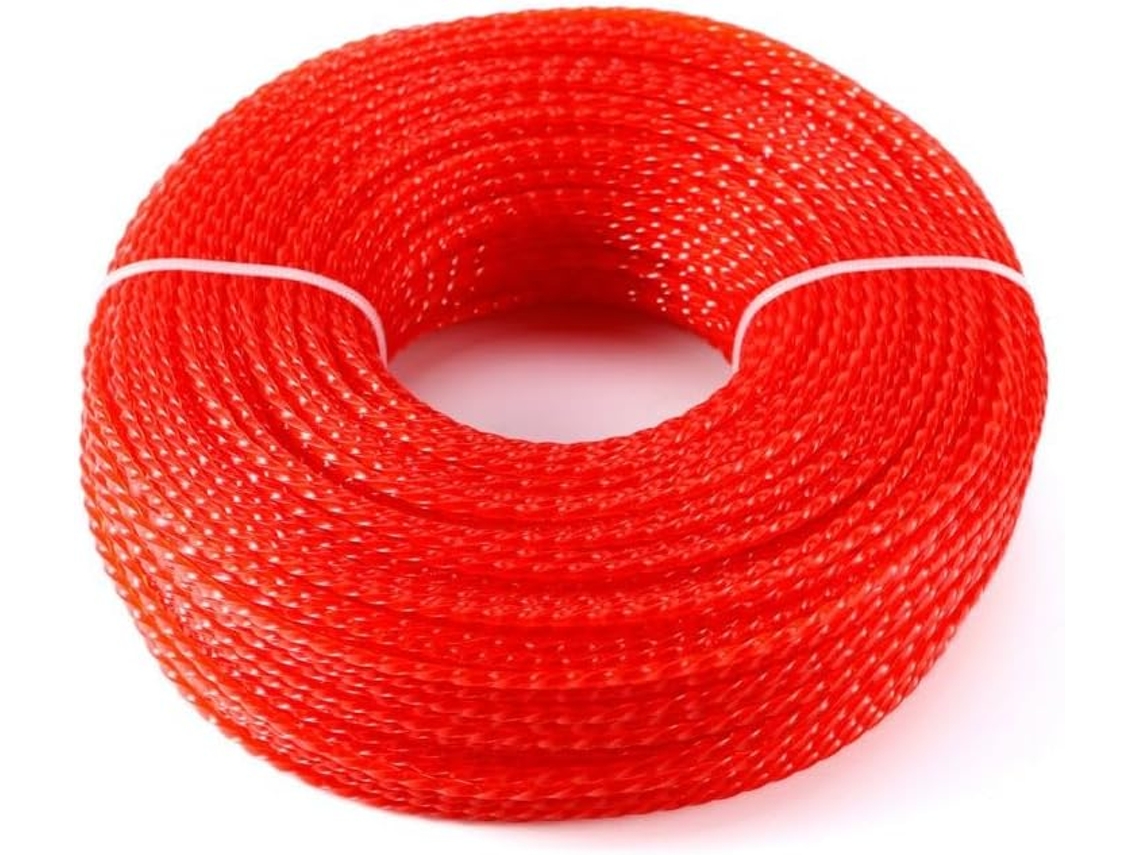 Fio De Nylon De 2,4 Mm Para Roçadeira Manual Elétrica Leve, Peça De Reposição.