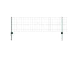 Conjunto 1 Barreira Externa Vidaxl Verde Aço (50 X 0,6 M)