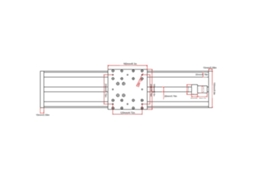 Laxiscreed Plataforma Cnc Bilinear De 150mm Com Atuador Guiado Por Esferas