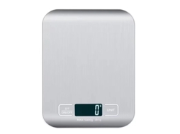 Balança De Cozinha Digital Com Visor Led, 5kg/1g, Painel Em Aço Inoxidável, Balança Eletrônica Para Uso Doméstico, Joias, Alimento Aquaforge