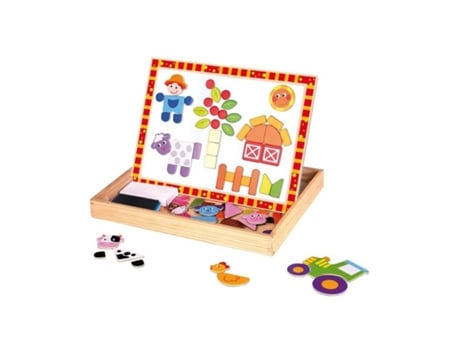 Quebra-cabeça Magnética da Fazenda de Madeira