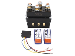 Kit de relé para guincho 12V 500A com controle remoto para quadriciclo, motosserra e cortador de grama.
