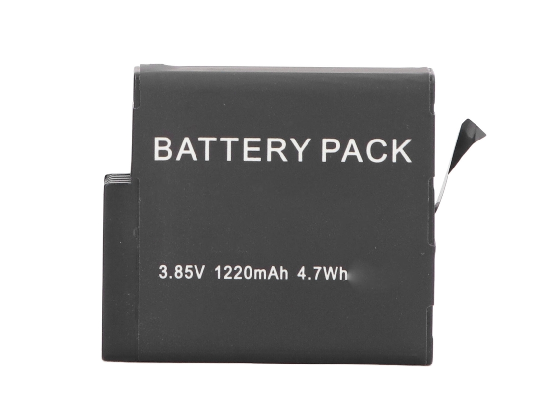 Bateria para câmera de ação 1220mAh totalmente decodificada, bateria recarregável de íon de lítio, resistente a baixas temperaturas, acessório para câmera LAXISCREED