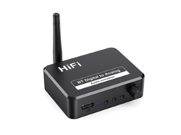 Receptor Compatível Com Bluetooth 5.1, Suporta Múltiplas Interfaces, Transmissão Plug-and-play Sem Perdas, Conversor Dac De Áudio Digital Para Analógi