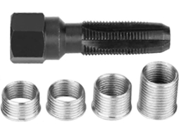 Kit De Reparo De Rosca De Vela De 14mm, 5 Peças De Aço Carbono Com Inserts Para Reparar Roscas Danificadas