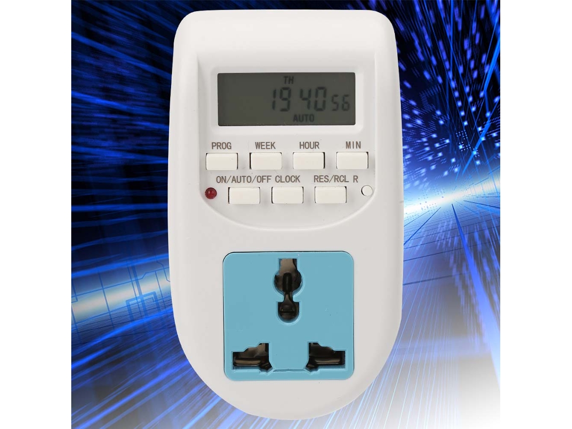 Laxiscreed Timer Digital Programável Para Poupar Energia Com Display Preciso E Função De Temporizador