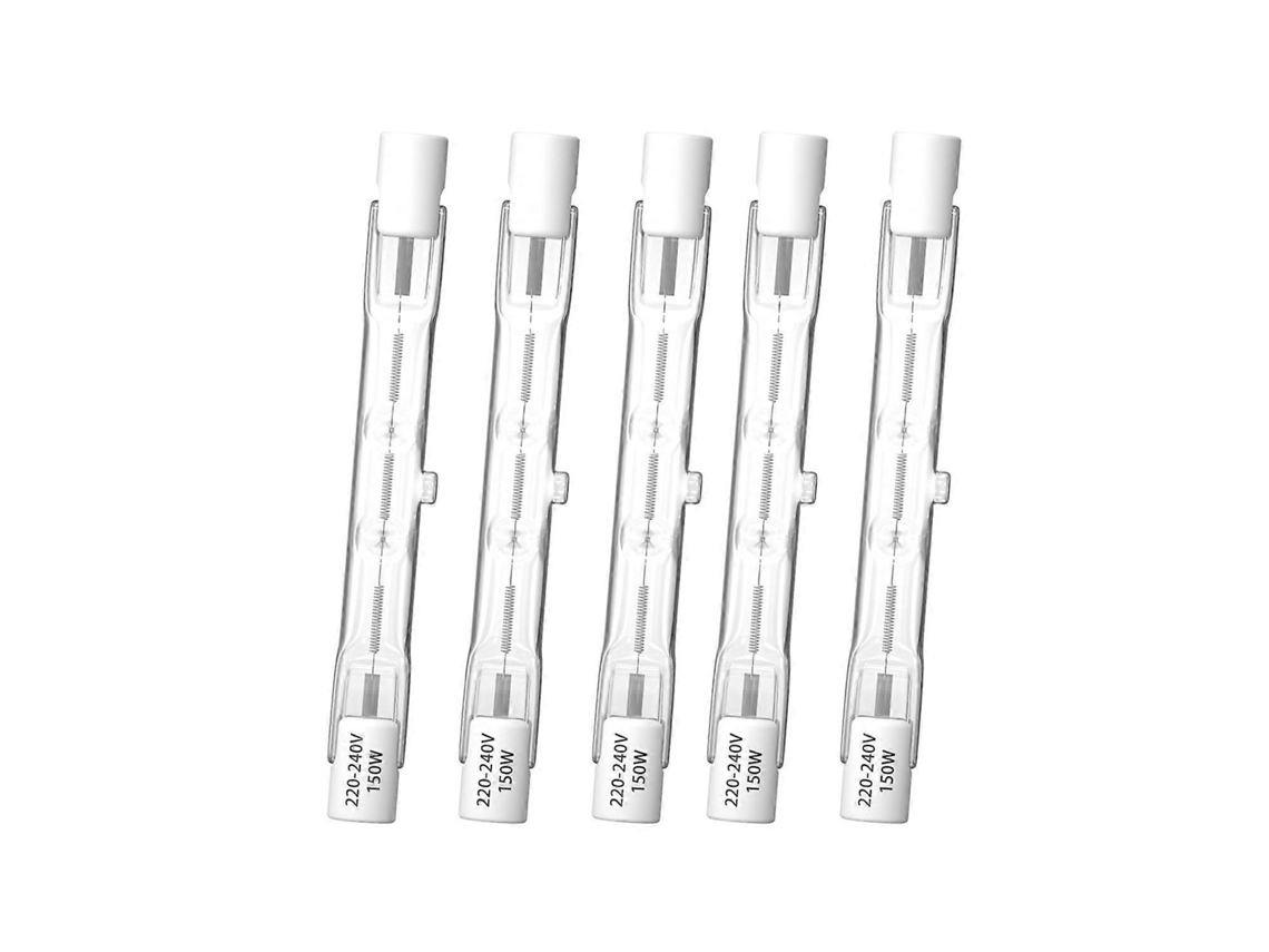 Lâmpada Halógena R7s 78mm 150w (pacote Com 5)