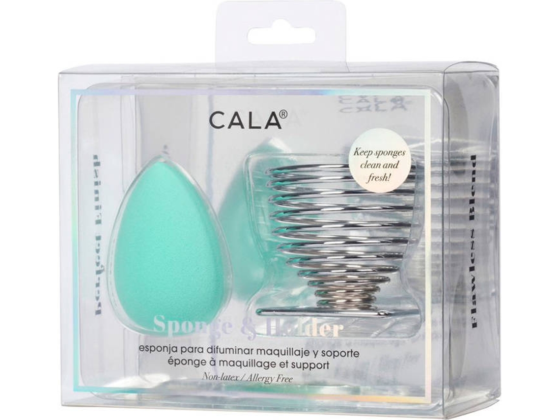 Esponja de Maquilhagem CALA com Suporte (Menta)