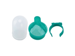 Alimentador Automático para Pássaros 500 Ml Verde, Grande Capacidade, Conveniente para Gaiolas para Pássaros AQUAFORGE