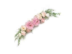 Flores artificiais de seda para porta, decoração de casamento e parede floral LAXISCREED