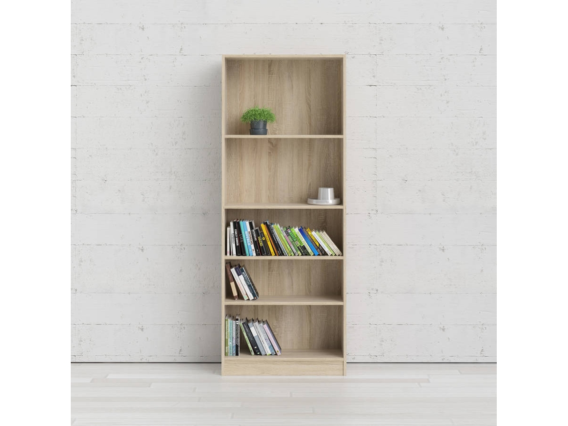 Estante com 4 Prateleiras Basic Carvalho (altura 203.2 cm)