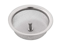Filtro De Pia De Cozinha Anti-entupimento Em Aço Inoxidável, Diâmetro Grande 8,3cm