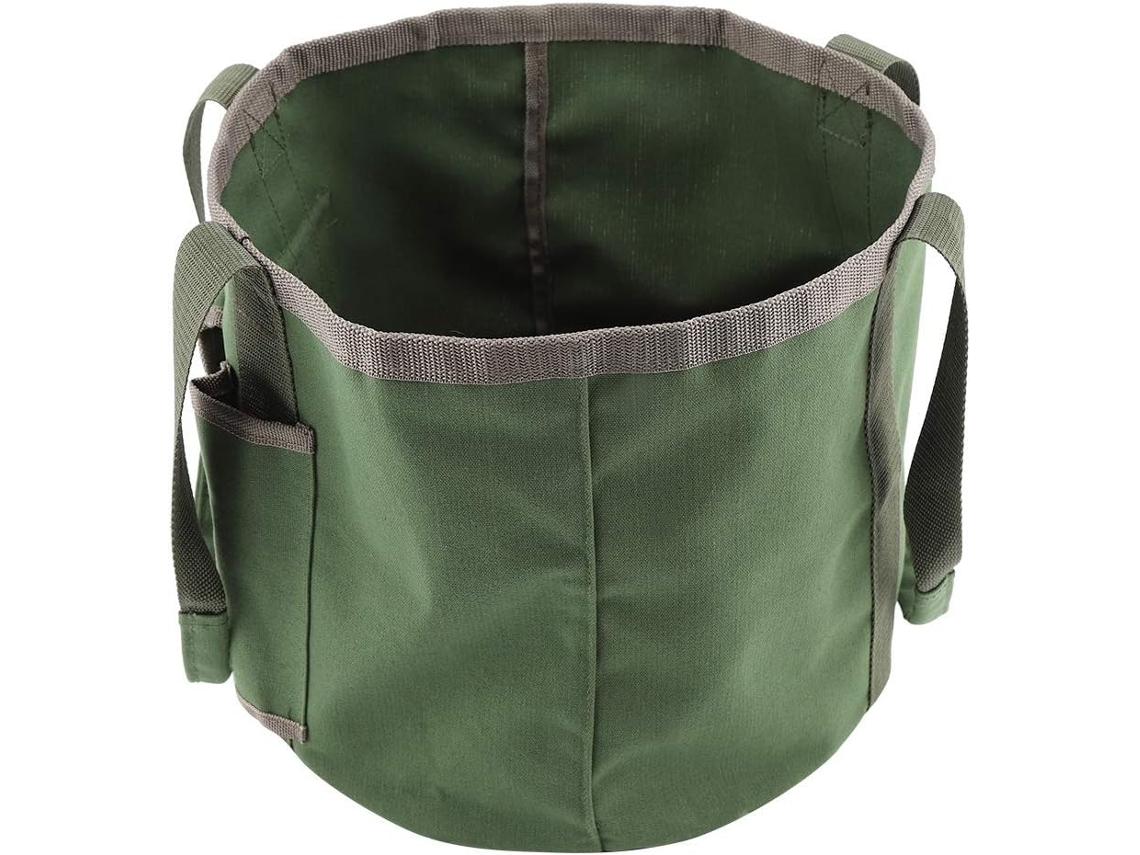 Bolsa Genérica Portátil Para Ferramentas De Jardinagem, Bolsa De Lona 30x 29cm Com Bolsos Laterais Para Armazenamento