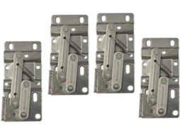 Dobradiça De Mola Didiseaon Com 2 Pares Ângulos Inclinação Para Armários, Feita De Ferro Resistente À Ferrugem E Com