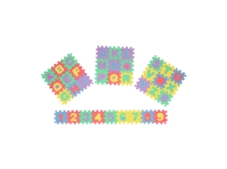 Mali tapete Quebra cabeça Mini Entrelaçado Letras Números 36pcs Brinquedo Educativo para Crianças 3+