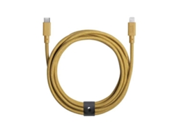 NATIVE UNION Cabo Eco Belt Usb-C para Usb-C 2 4 M Amarelo