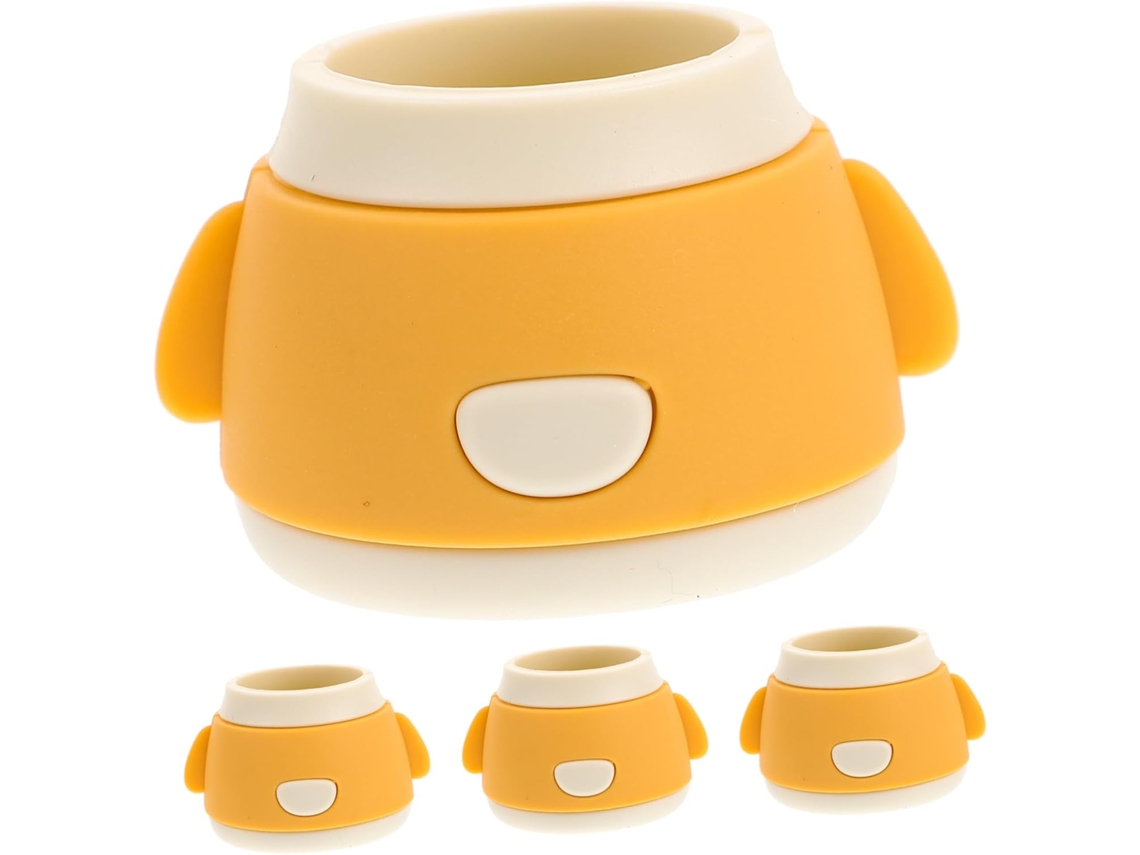 Lurrose Conjunto De 4-protetores Silicone Para Pés Mesa E Cadeira Antiderrapantes Pisos Madeira Ideal Casa Móveis