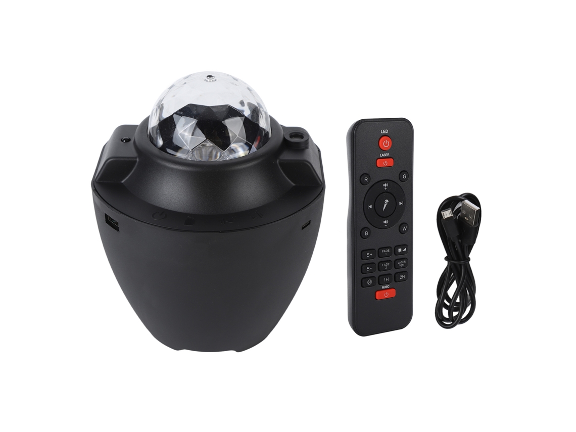 2026 projetor de Estrelas com Luz Noturna Led, 3 Modos de Brilho, Alto falante Bluetooth Ajustável, 5v, para Crianças
